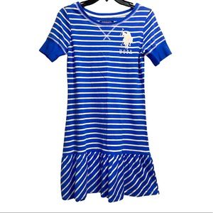 U.S. Polo Assn. gold/tennis stripes dress